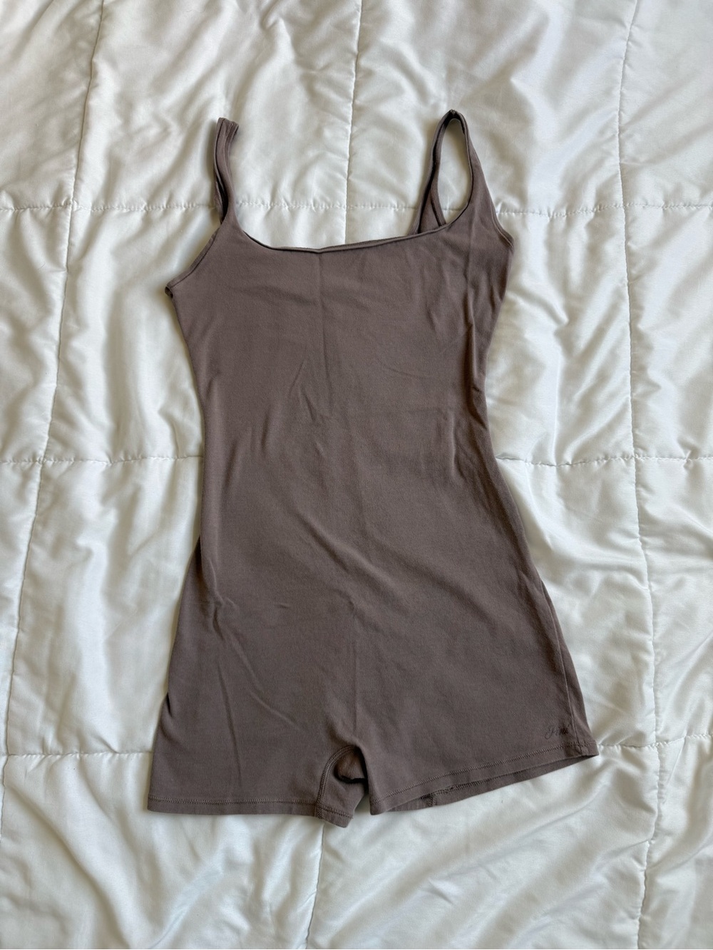 Victorias secret PINK sleepwear body suit size small, mauve color